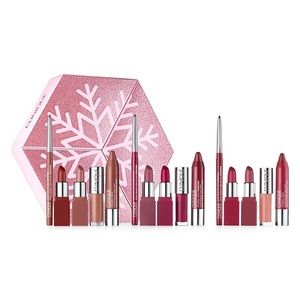 New 15 piece Clinique Lip Set Nudes, Pinks, Plums